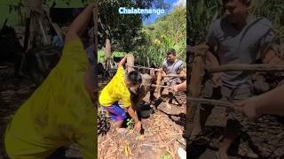 Trapiche artesanal sacando jugo de caña 🇸🇻😋 elsalvador fruit nuestroelsalvador cocina [upl. by Aivuy]