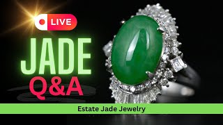 ESTATE JEWELRY  Vintage Jade QampA ft Jadeite and Nephrite Jade Collection from MasonKay [upl. by Candless489]