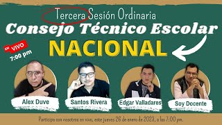 TERCERA SESIÓN DE CONSEJO TÉCNICO NACIONAL [upl. by Clem910]