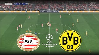 PSV vs BORUSSIA DORTMUND  UEFA CHAMPIONS LEAGUE 2024 [upl. by Naesar]