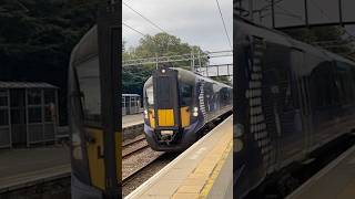 385s arriving at Bishopton 080924 trainspotteruk railway scotrail [upl. by Eloc]