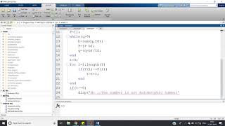 Automorphic number in MATLAB Algorithm amp code [upl. by Deina166]