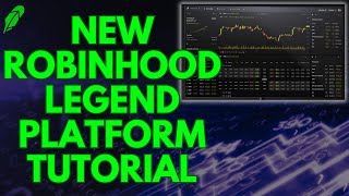 ROBINHOOD LEGEND IS HERE  NEW ROBINHOOD PLATFORM TUTORIAL [upl. by Acimak430]