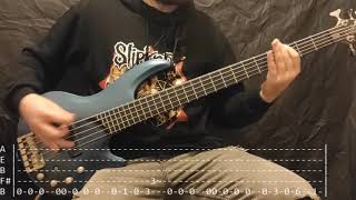 Slipknot  Duality Bass Cover Tabs [upl. by Abigael]