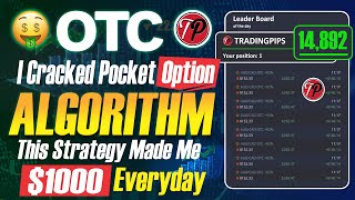 14800 IN 1 WEEK  MY BEST POCKET OPTION OTC TRADING STRATEGY IN 2024  BINARY OPTIONS [upl. by Oiragelo]