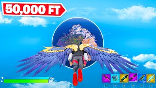 I Broke Season 2 of Fortnite 50000 FT ABOVE THE MAP [upl. by Anitsirhcairam]