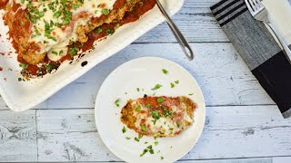 Crispy Baked Veal Parmesan Recipe [upl. by Averi756]