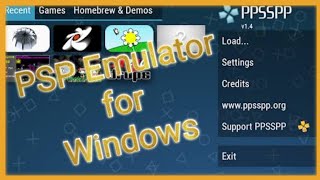 How to play PSP games on computer Install PSP Emulator PPSSPP on Windows [upl. by Madelyn]