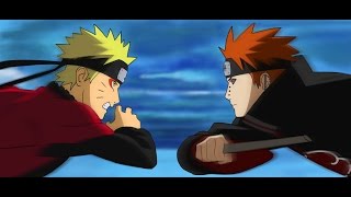 Naruto Vs Pain AMV Skillet HeroMonster HD [upl. by Aroz]