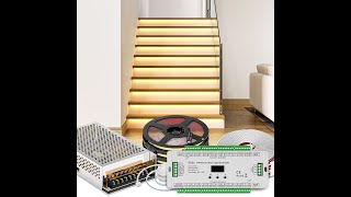 BTFLIGHTING PIR Sensor Stair Light ES32 Controller Kit ES32 Controller parameter setting [upl. by Seton]