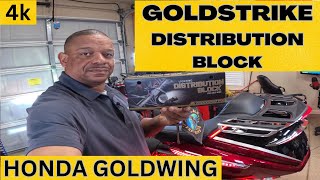 2024 Goldstrike Lighting Distribution Block Installment 2018 Honda Goldwings [upl. by Inahs693]