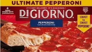 Rising Crust Pepperoni Frozen Pizza  Official DIGIORNO®  Minute Reviews ™ [upl. by Kendrick]