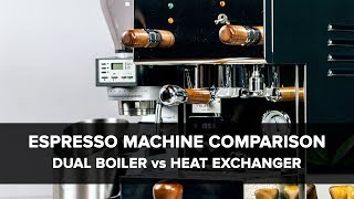 Espresso Machine Comparison Dual Boiler vs Heat Exchanger [upl. by Nirek904]