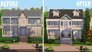 The Pancakes Home  Renovating Base Game  The Sims 4 Speed Build [upl. by Shakespeare]