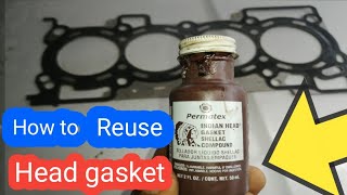 The best way to reuse head gasket [upl. by Kalagher]