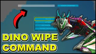 Ark Destory Wild Dinos  Easy Tutorial on how to dino wipe on ark [upl. by Marvel]