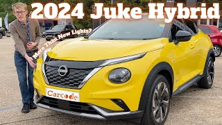 Nissan Juke Hybrid 2024 Update Review UK4K  Carcode [upl. by Boor]