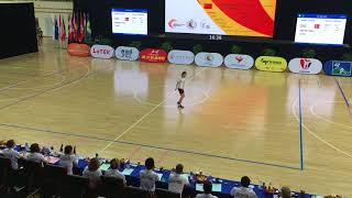 VM 2018 Rope Skipping Mathilde Helbo Larsen freestyle [upl. by Joeann53]