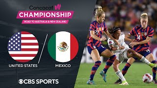 United States vs Mexico Extended Highlights  CONCACAF W Championship  CBS Sports Attacking Third [upl. by Dobson]