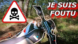 JAI FAILLI MOURIR SEUL DANS LES BOIS ☠️ XTR 660 [upl. by Eanej]