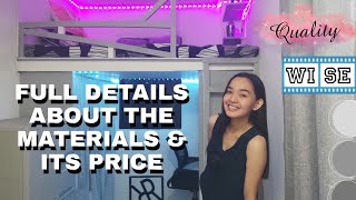 COST OF ROOM RENOVATION  DIY LOFT BED FOR PHP 3000  Ronabie Rana [upl. by Clementina]