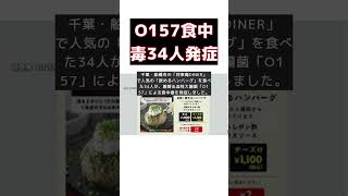 飲めるハンバーグでO157食中毒発生！暑い時期の調理に要注意 short 飲めるハンバーグ O157 食中毒 加熱不十分 再発防止策 [upl. by Laurene496]