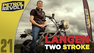 Langen 2stroke Cafe Racer  Test ride and review [upl. by Nwahsad52]