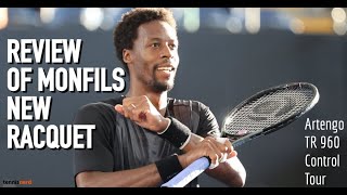 Gael Monfils racquet  Artengo TR 960 Control Tour review [upl. by Benito]