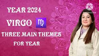 READING FOR VIRGO YEAR 2024 THREE MAIN THEMES virgo 2024 yearly tarotreading timeless [upl. by Elyc441]