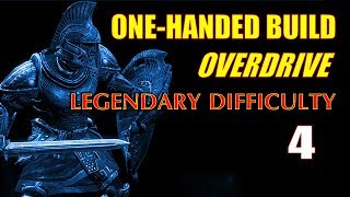 Skyrim Walkthrough Legendary  OneHanded Build Overdrive 4 Marked For Death 3rd Word [upl. by Shewchuk]