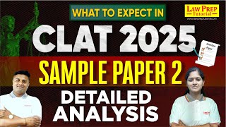 CLAT 2025 Official Sample Paper 2  Detailed Analysis  CLAT 2025 Sample Paper [upl. by Roxanna]