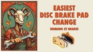 The Easiest Way To Change Your Bike Disc Brake Pads 🚀  Shimano XT Disc Brake Pad Change [upl. by Eem]