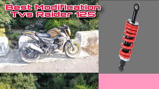 Best Modification Tvs Raider 125 2024 tvsraider125cc modification tvsraidermodification [upl. by Animrelliug455]