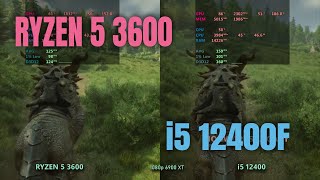 Ryzen 5 3600 vs i5 12400  Latest Test [upl. by Bernardina]