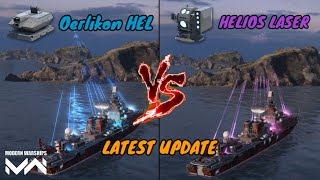 Free Oerlikon HEL vs Helios Laser Air Defense Test  Modern Warships [upl. by Cecilla206]