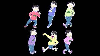 Osomatsusan ED 3  Lets go Muttsugo 6 color rainbow FULL [upl. by Shanleigh639]