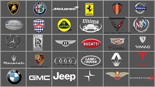 The most famous car brands and models 2024 [upl. by Tremml]