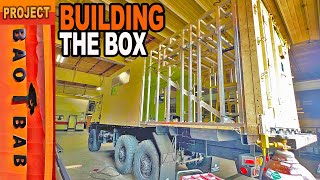 Expedition Truck Habitat Box DIY Build  Ep 5 [upl. by Orhtej]