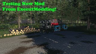 FS19  Forestry On Holmåkra  Testing New Mod From ExecutModding Timelapse  S02 EP8 [upl. by Ainessey]