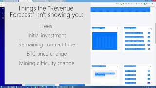 Why your Hashflare quotRevenue Forecastquot is misleading you and others [upl. by Nepets]