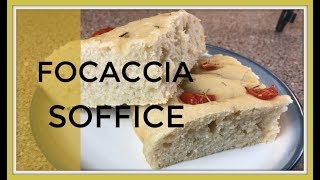 FOCACCIA SOFFICE Ricetta Vegana [upl. by Ahcsrop]