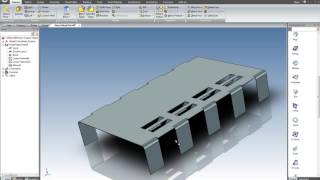 Sheet Metal Mirror Support in IronCAD [upl. by Barncard]