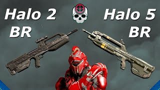 Halo 2 BR vs Halo 5 BR Analysis [upl. by Sergei]