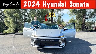 2024 Hyundai Sonata SEL REVIEW WHAT WE GET ON THE NEW UPDATED SONATA [upl. by Lennaj]