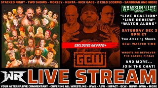 LIVE  WRESTLING REVOLVER THE SEASON FINALE  GCW WASTED TIME  ALT COMMENTARY  DEC 3 2022 [upl. by Lisbeth]