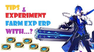 Elsword Tips and Experiment Farming EXP ERP  EXP boost medal 100  elrianode city dungeon [upl. by Peednam]