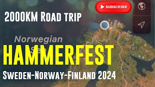 Hammerfest Road Trip 2024 including stopping to see Santa in Finland [upl. by Rene]