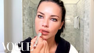 Adriana Lima Gets Ready for a Night Out  Beauty Secrets  Vogue [upl. by Myles]