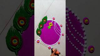 Happy new year rangoli youtubeshorts shortsfeed newyear newyear2024 newyearrangoli diwalipadwa [upl. by Eiddet568]