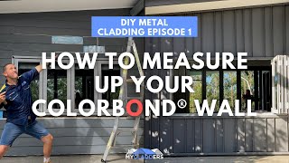 Part 1 How to Colorbond wall cladding [upl. by Sinnek]